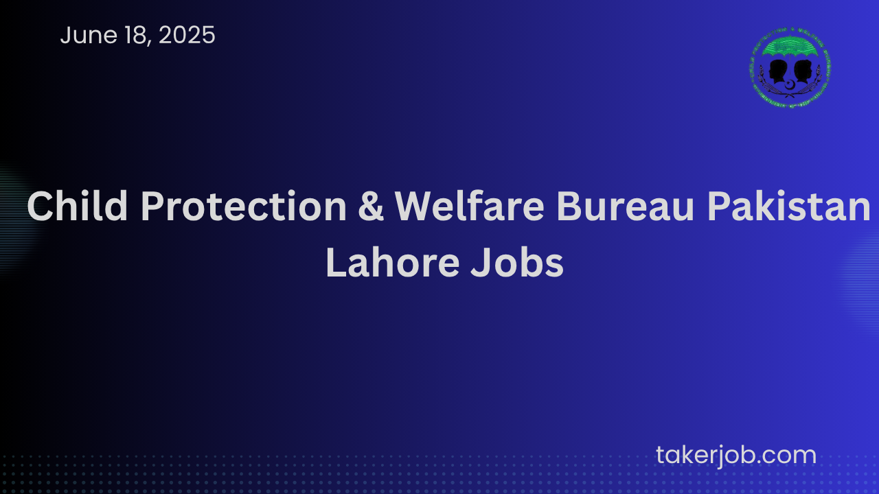 Pakistan Lahore Jobs