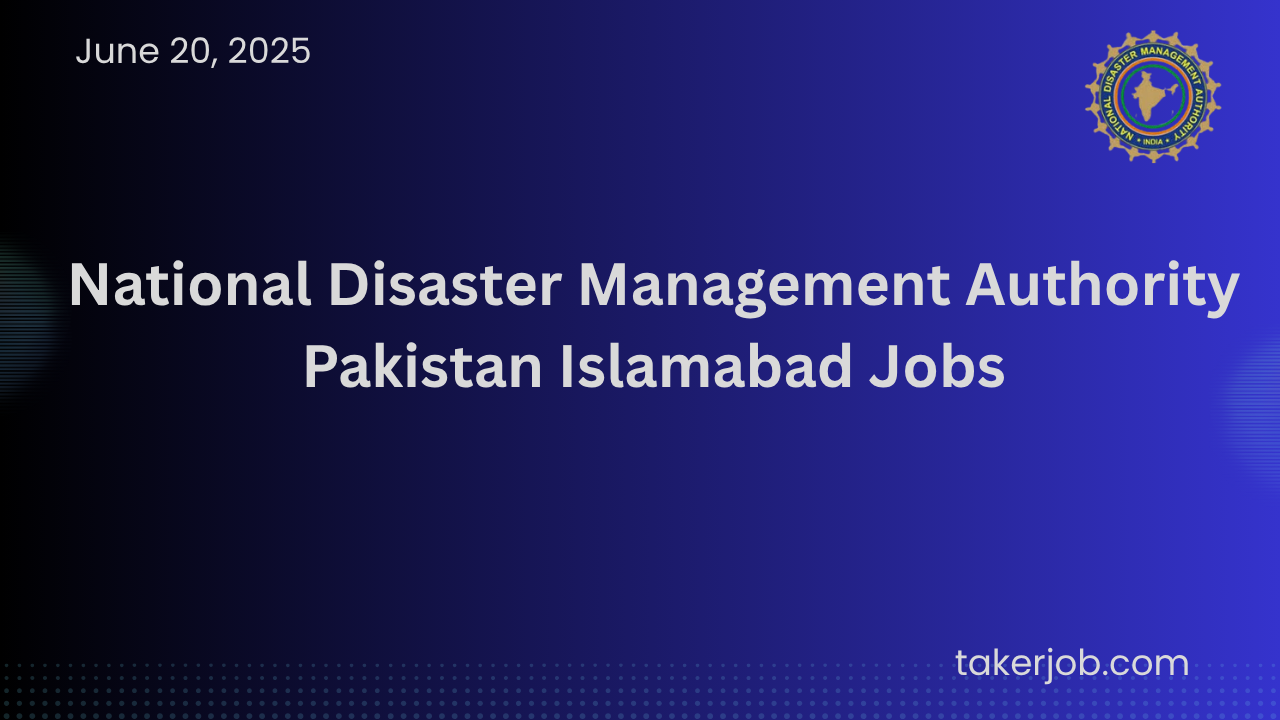 Pakistan Islamabad Jobs