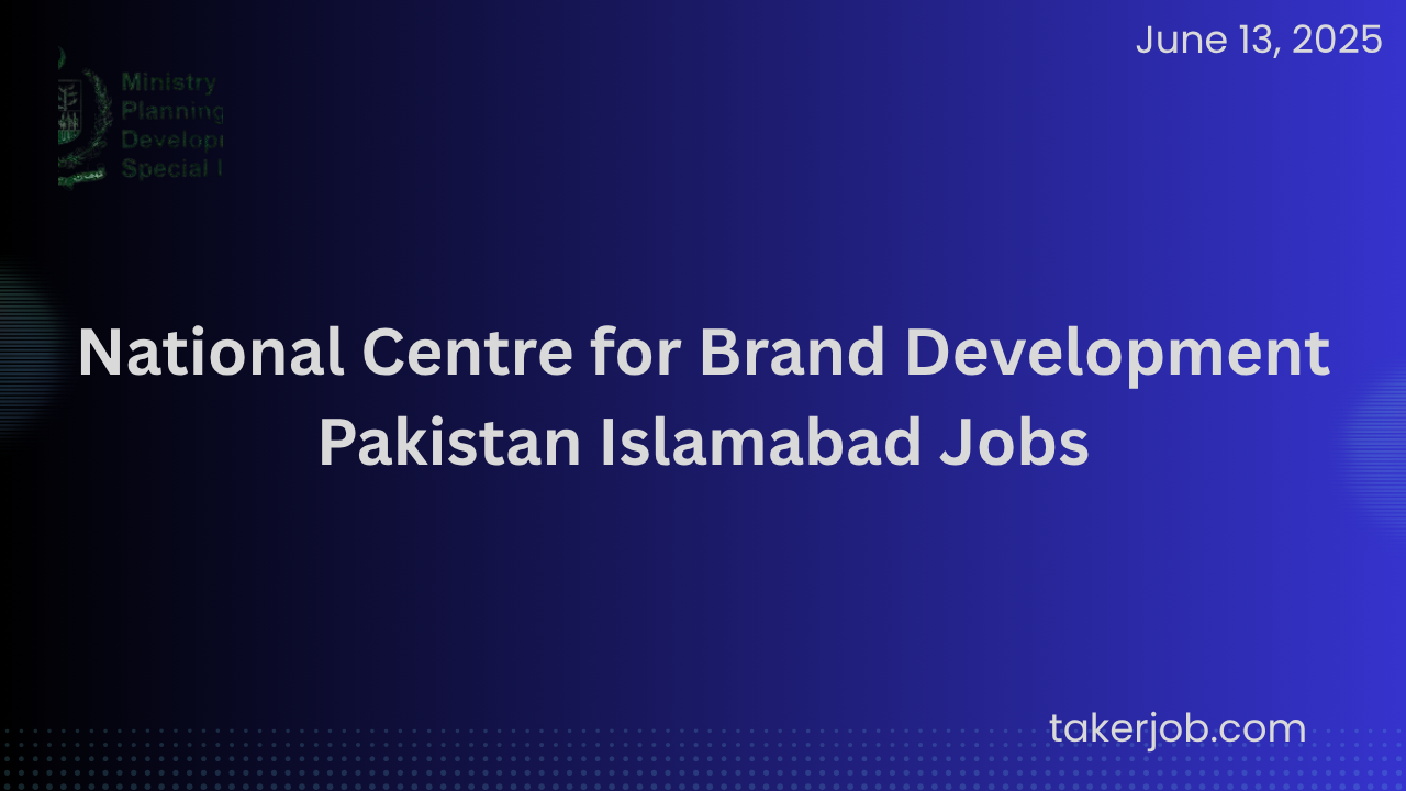 Pakistan Islamabad Jobs