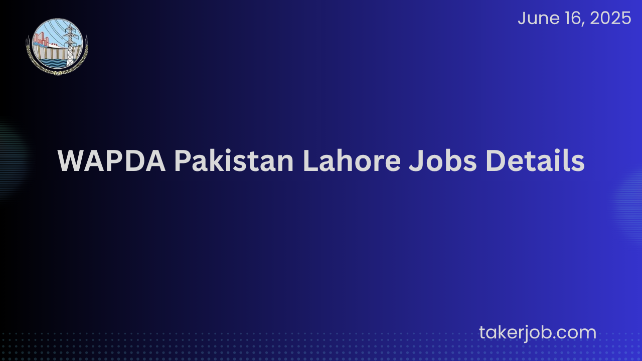 Pakistan Lahore Jobs